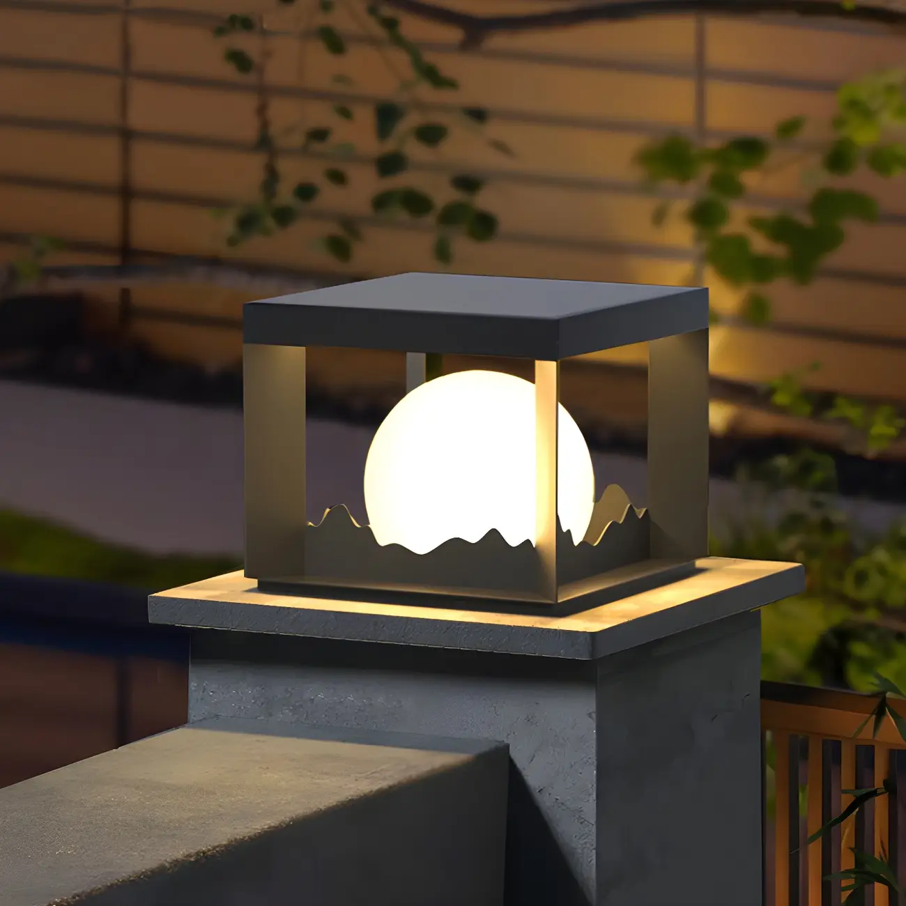 Stainless Steel Outdoor Light LED Waterproof with Plastic Shade for Garden Image - 1 | homeyfad