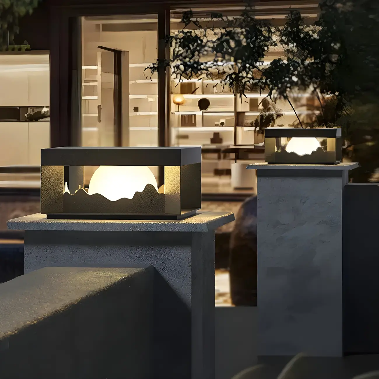 Stainless Steel Outdoor Light LED Waterproof with Plastic Shade for Garden Image - 4 | homeyfad