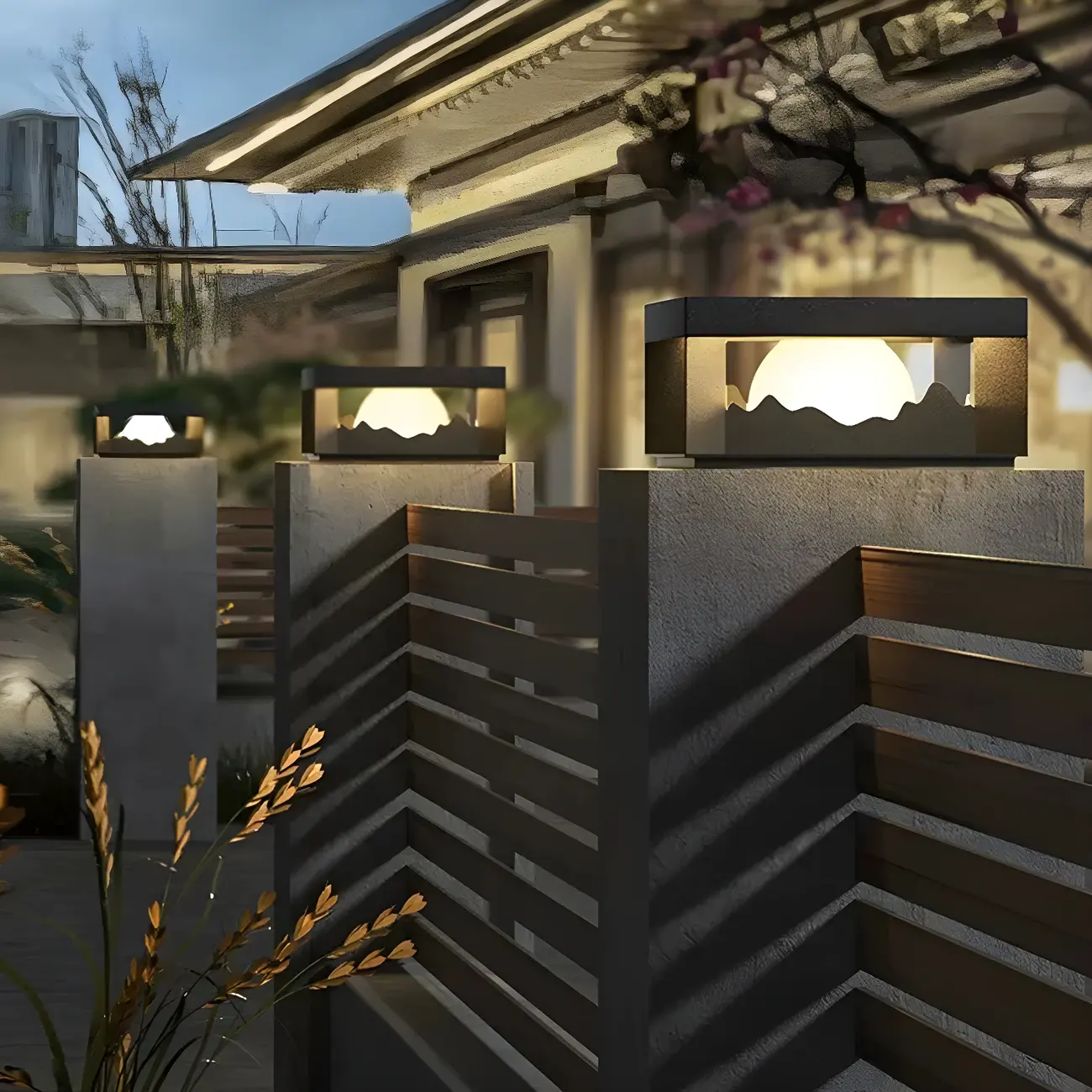 Stainless Steel Outdoor Light LED Waterproof with Plastic Shade for Garden Image - 5 | homeyfad