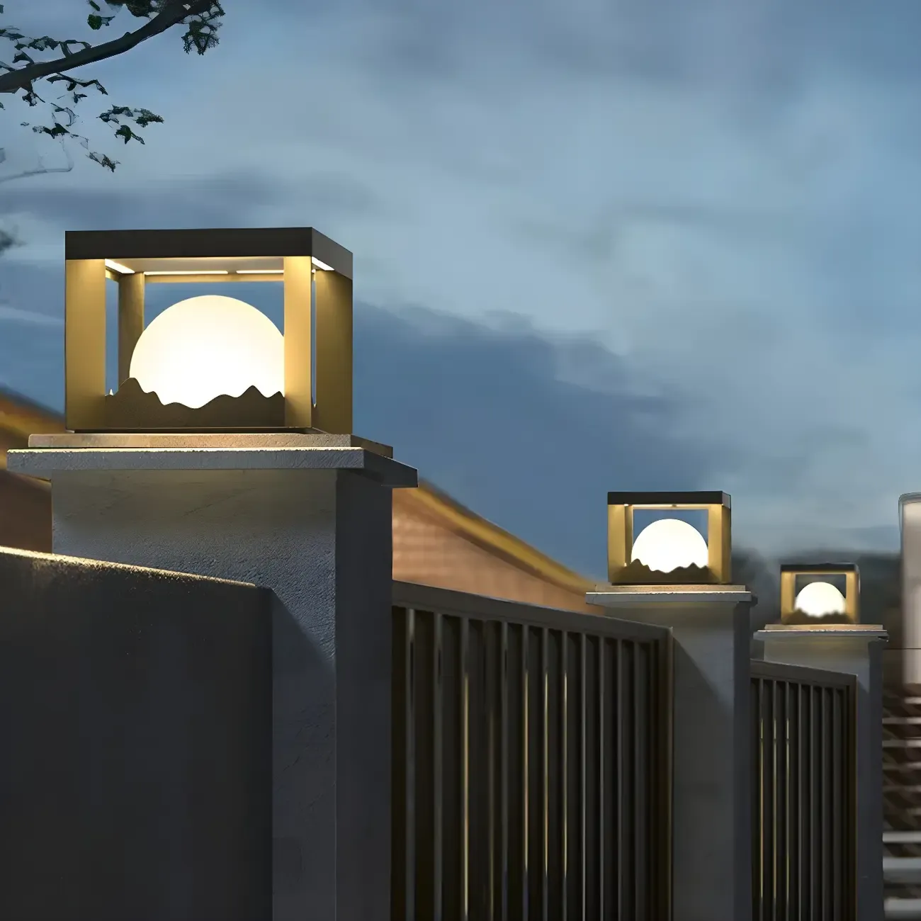Stainless Steel Outdoor Light LED Waterproof with Plastic Shade for Garden Image - 6