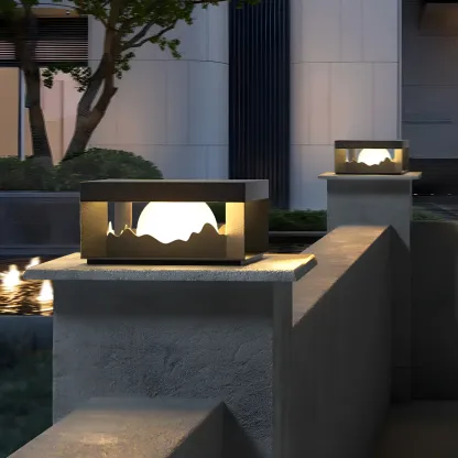 Stainless Steel Outdoor Light LED Waterproof with Plastic Shade for Garden Image - 15