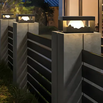 Stainless Steel Outdoor Light LED Waterproof with Plastic Shade for Garden Image - 16