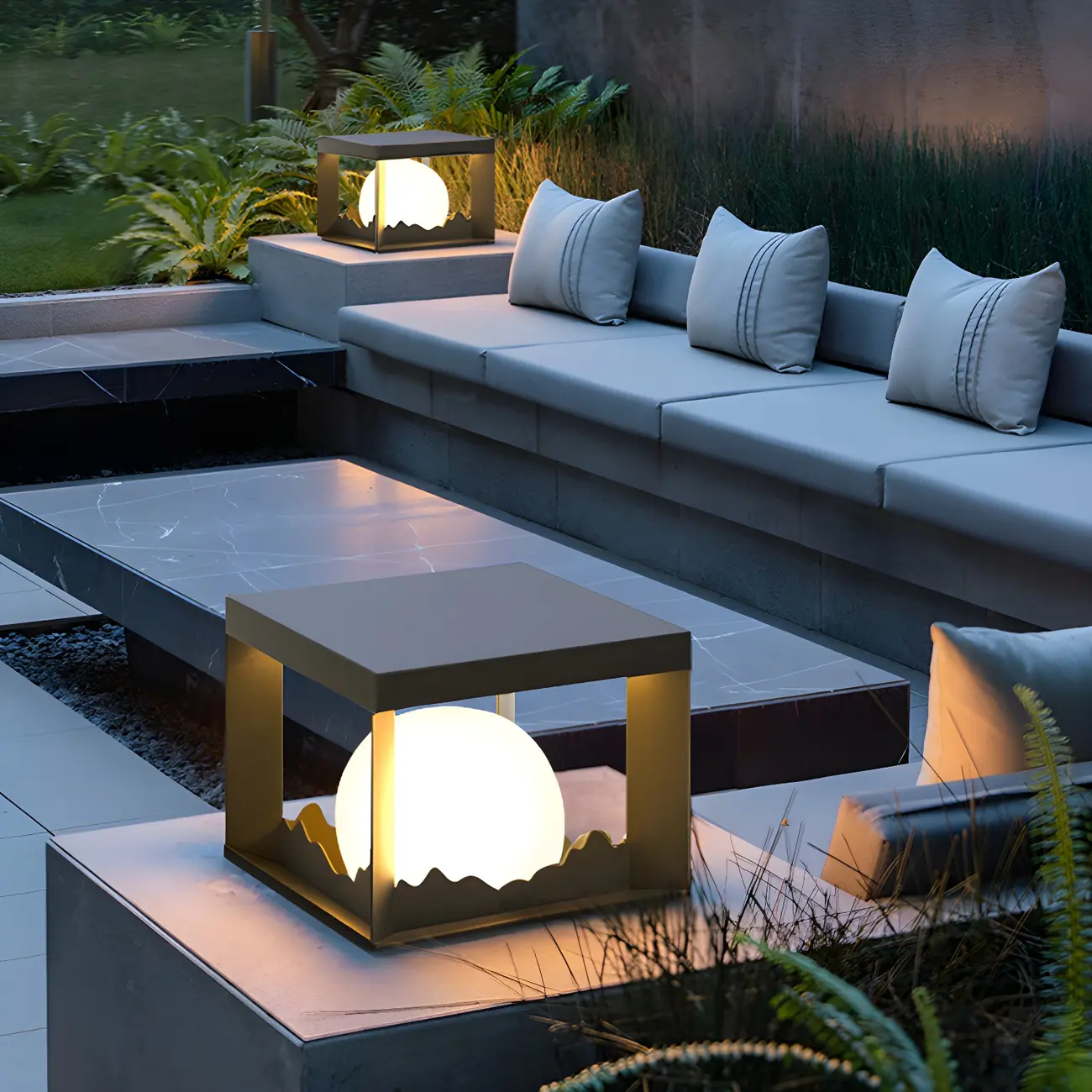 Stainless Steel Outdoor Light LED Waterproof with Plastic Shade for Garden Image - 17 | homeyfad
