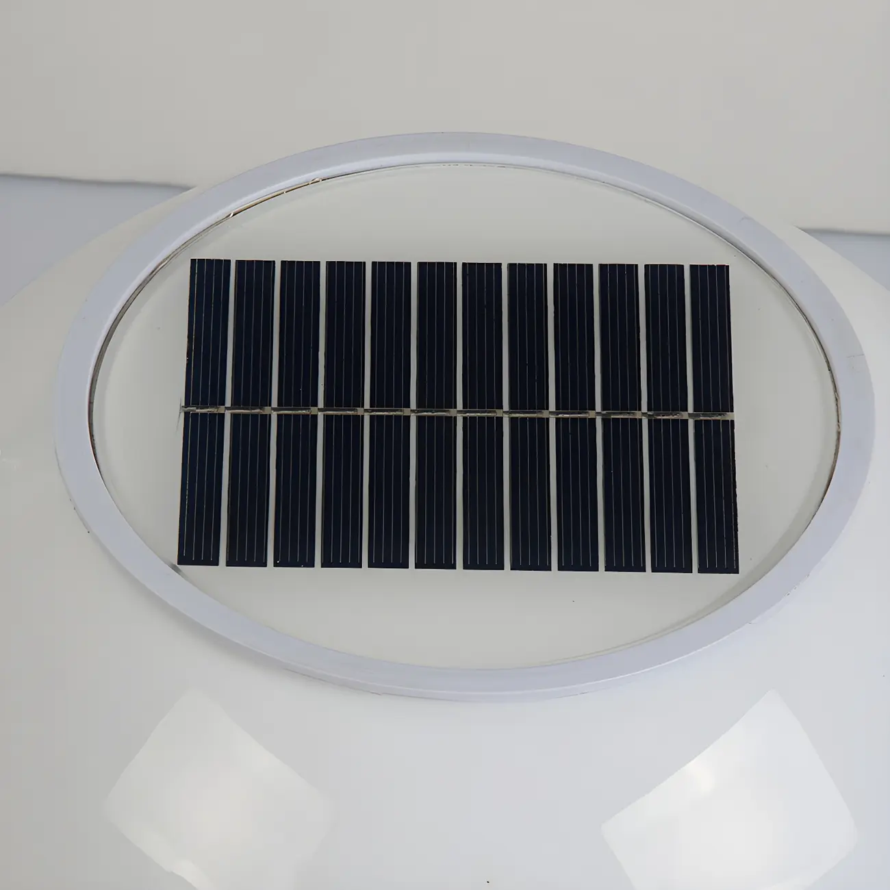 Solar Outdoor Lights Globe Pillar Lamp with Acrylic Shade for Garden Image - 6 | homeyfad