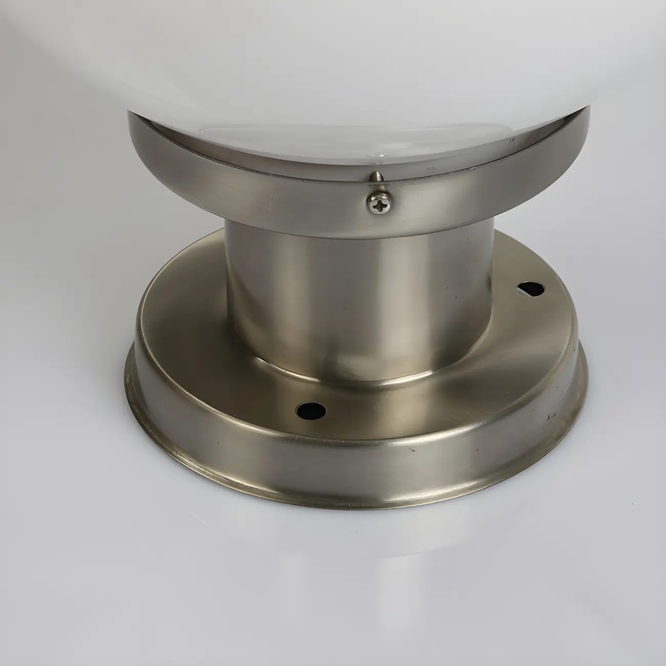 Solar Outdoor Lights Globe Pillar Lamp with Acrylic Shade for Garden Image - 7 | homeyfad