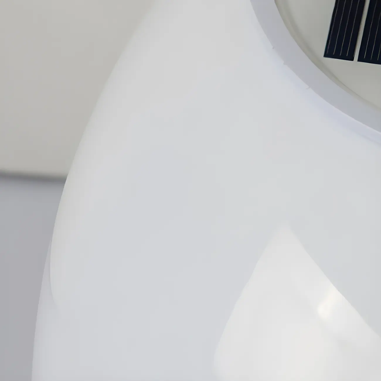 Solar Outdoor Lights Globe Pillar Lamp with Acrylic Shade for Garden Image - 9 | homeyfad