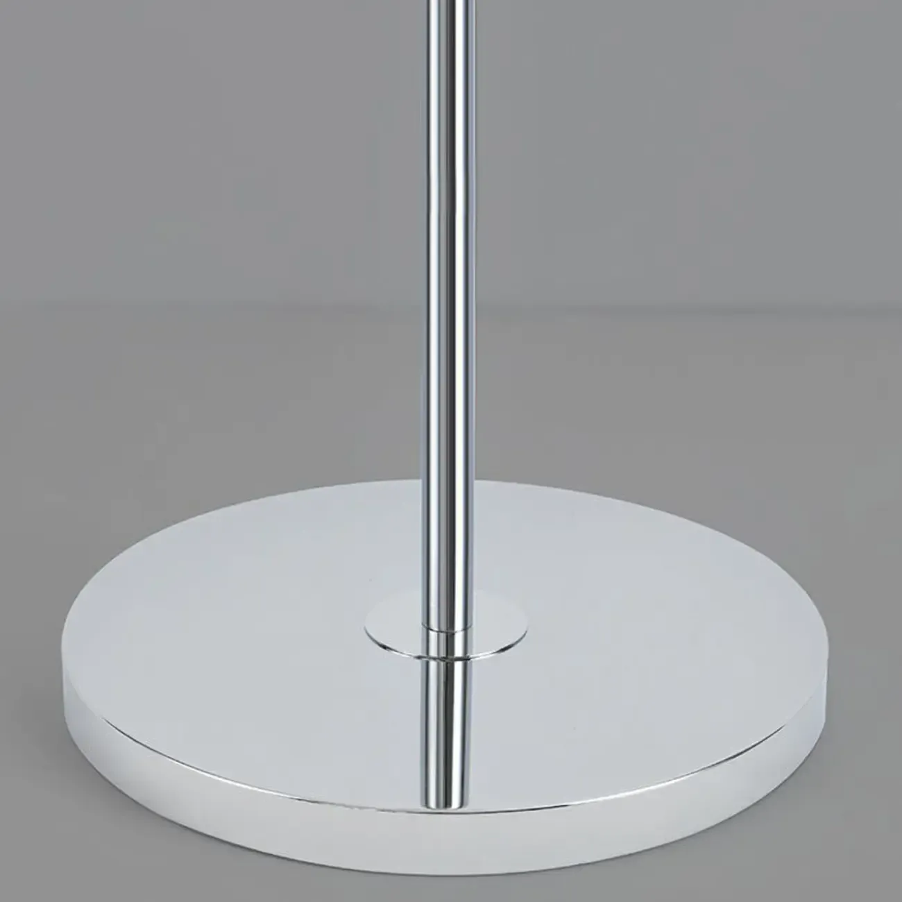 Minimalist Modern Floor Lamp with Yellow Glass Dome Shade Image - 7