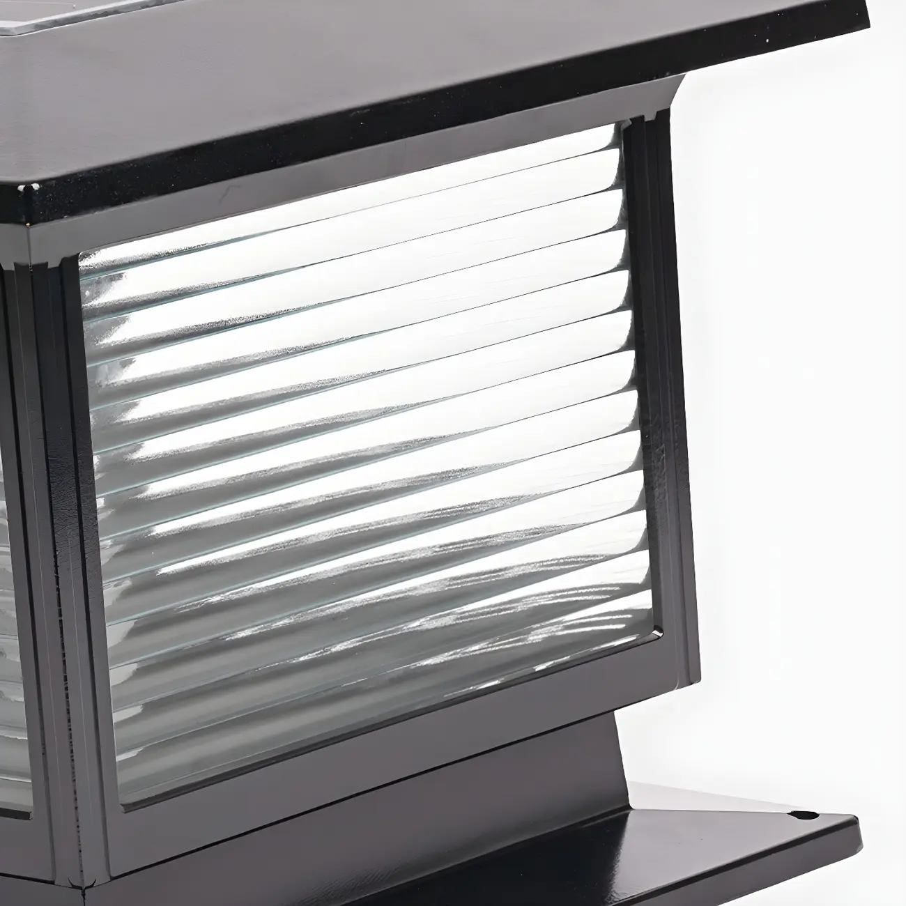 Waterproof Solar Energy Pillar Light LED Aluminum with Glass Shade for Outdoor Image - 10 | homeyfad