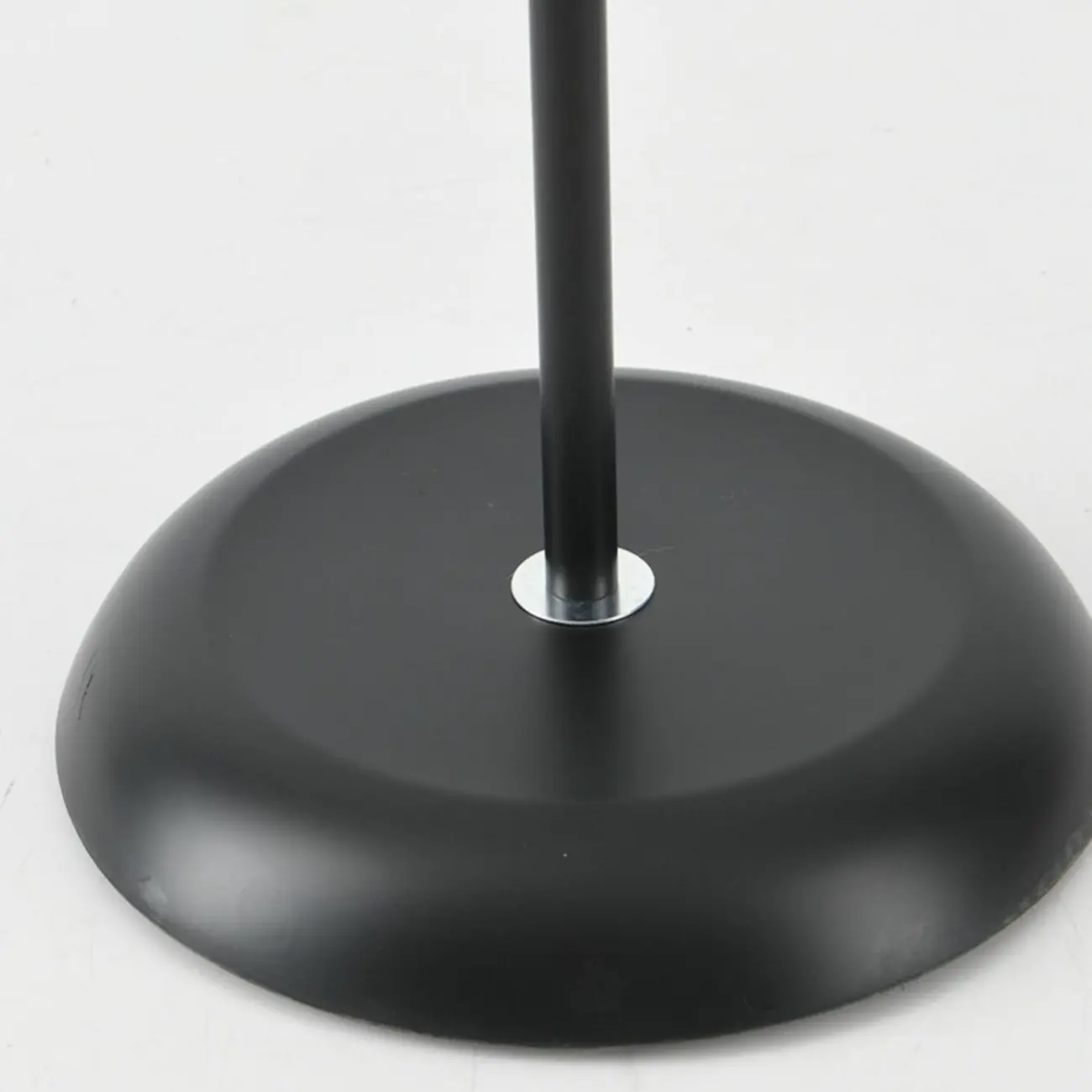 Metal Minimalist White Modern Floor Lamp with Fabric Shade Image - 7 | homeyfad