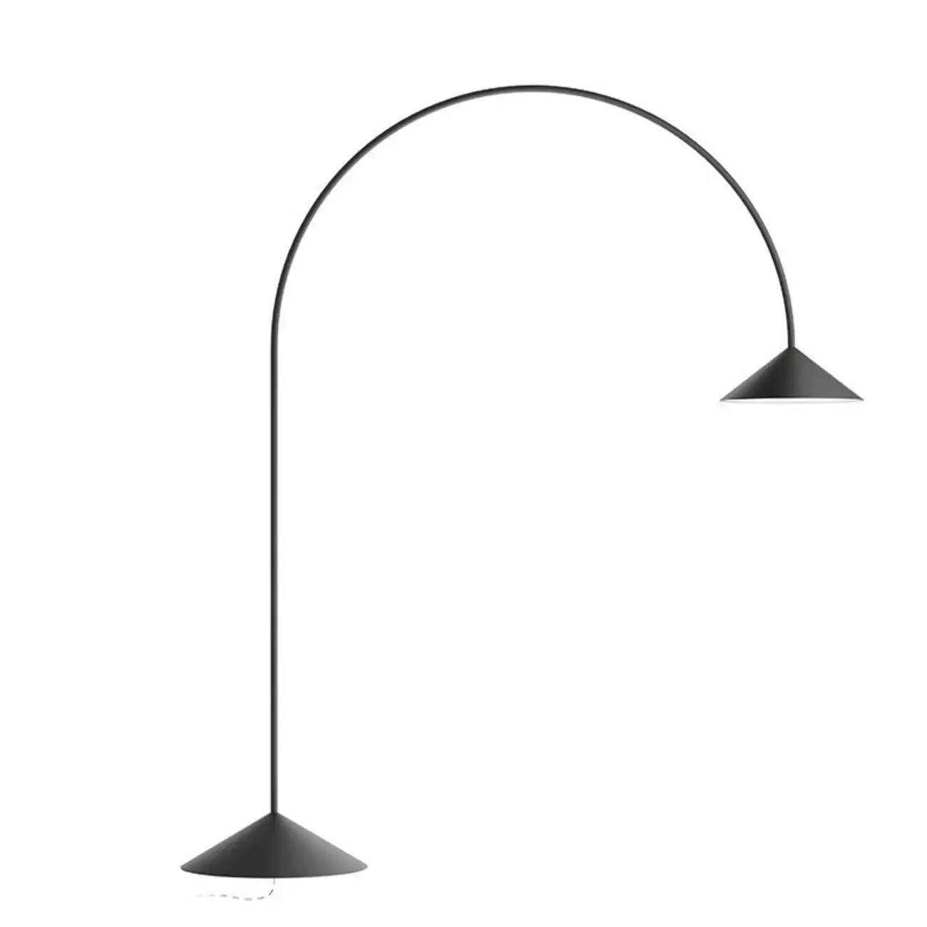 Dimmable LED Arc Floor Lamp with Remote for Living Room Image - 2