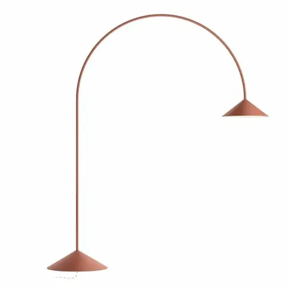Dimmable LED Arc Floor Lamp with Remote for Living Room Image - 3
