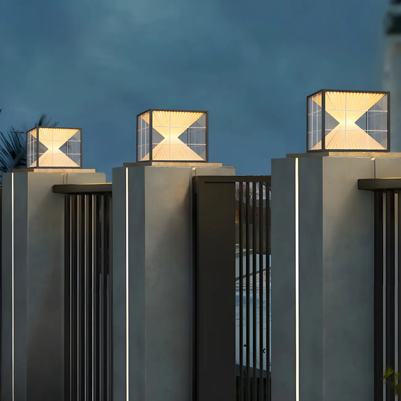 Modern Decorative Cube LED Table Lamp for Outdoors Image - 4 | homeyfad