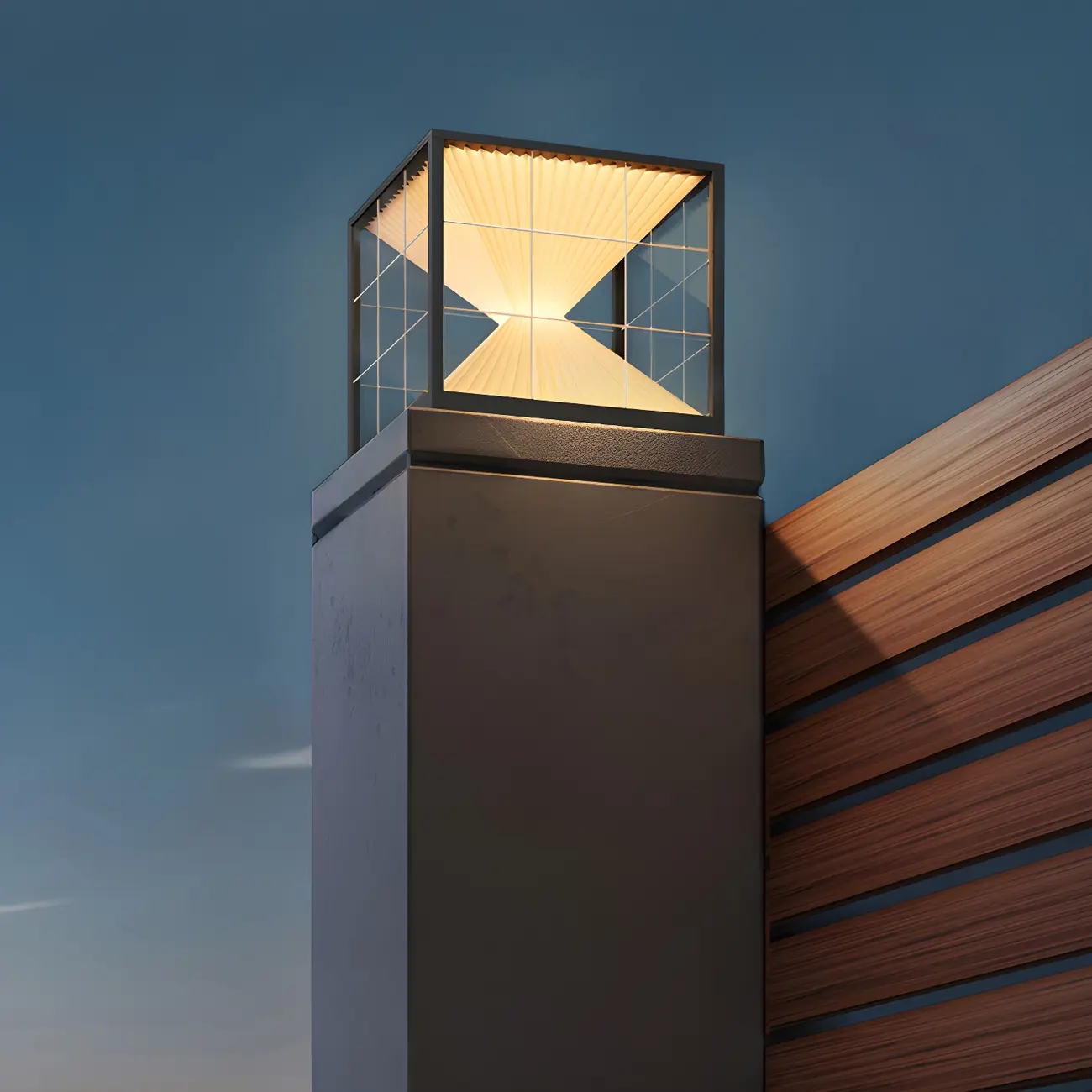 Modern Decorative Cube LED Table Lamp for Outdoors Image - 13 | homeyfad