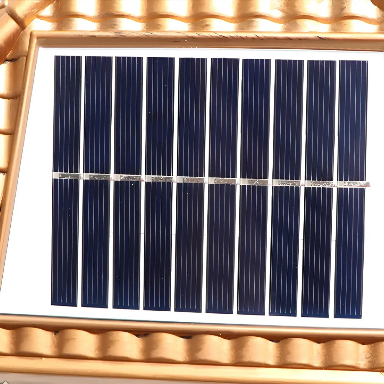 Contemporary LED Pillar Light Household Solar Lighting Fixture for Garden Image - 12