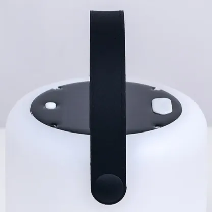 6"/5"/6.5" Solar Waterproof Black Solar Table Lamp with Resin Shade Adapted for LED Bulbs, Light Included Image - 10