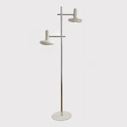 2-Light Modern Tree Floor Lamp with Shade for Living Room Image - 3