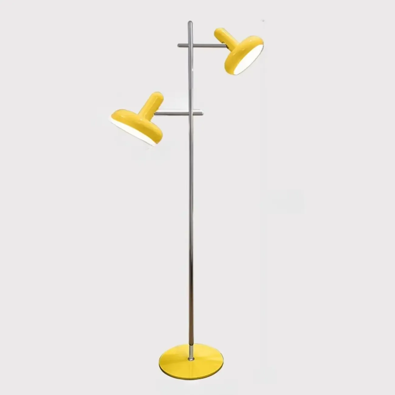 2-Light Modern Tree Floor Lamp with Shade for Living Room Image - 5