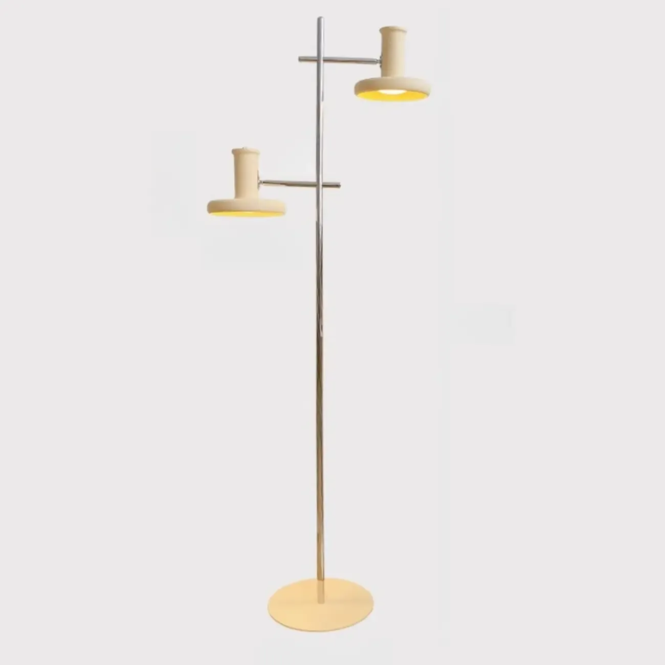 2-Light Modern Tree Floor Lamp with Shade for Living Room Image - 7