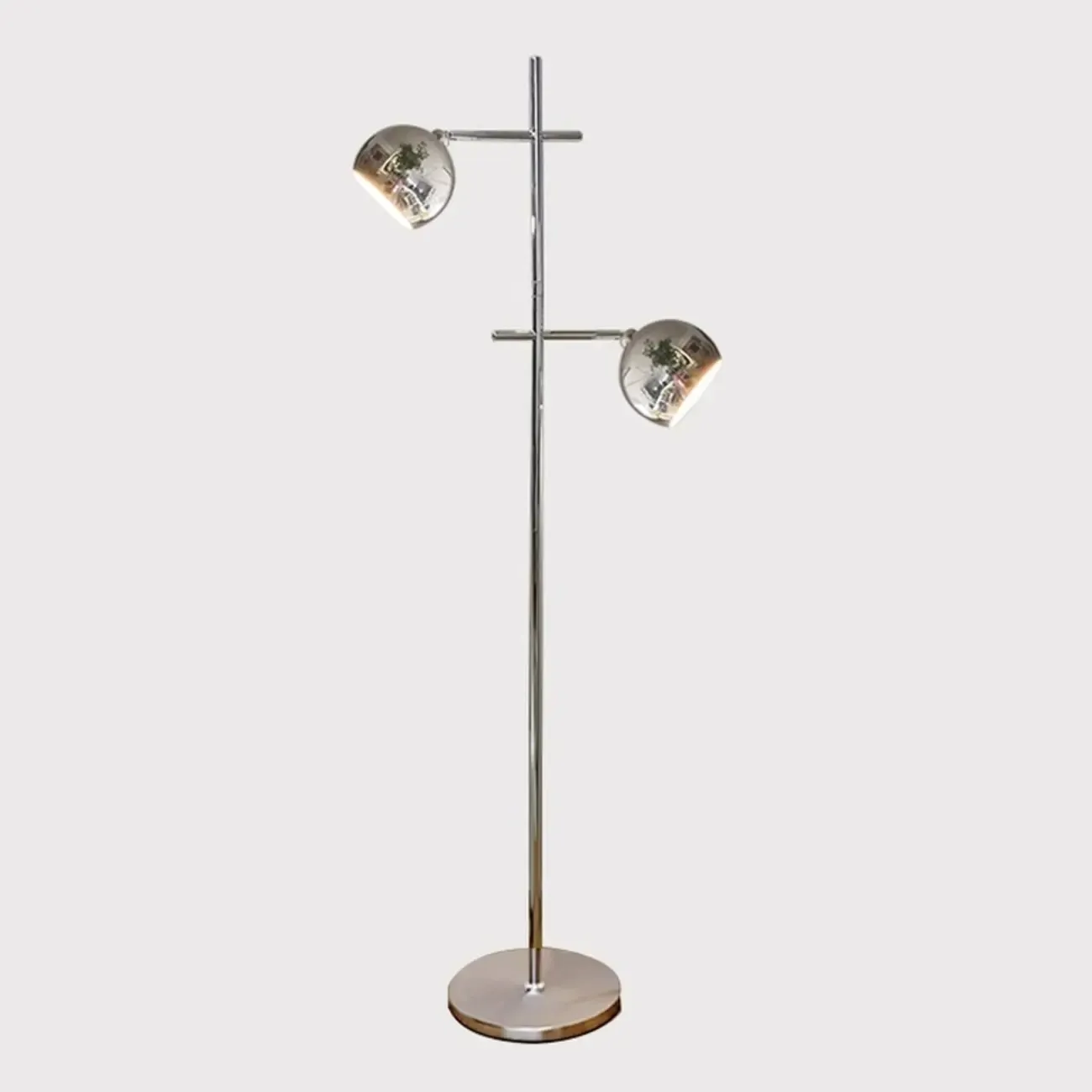 2-Light Modern Tree Floor Lamp with Shade for Living Room Image - 9