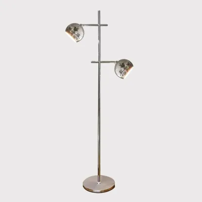 2-Light Modern Tree Floor Lamp with Shade for Living Room Image - 9