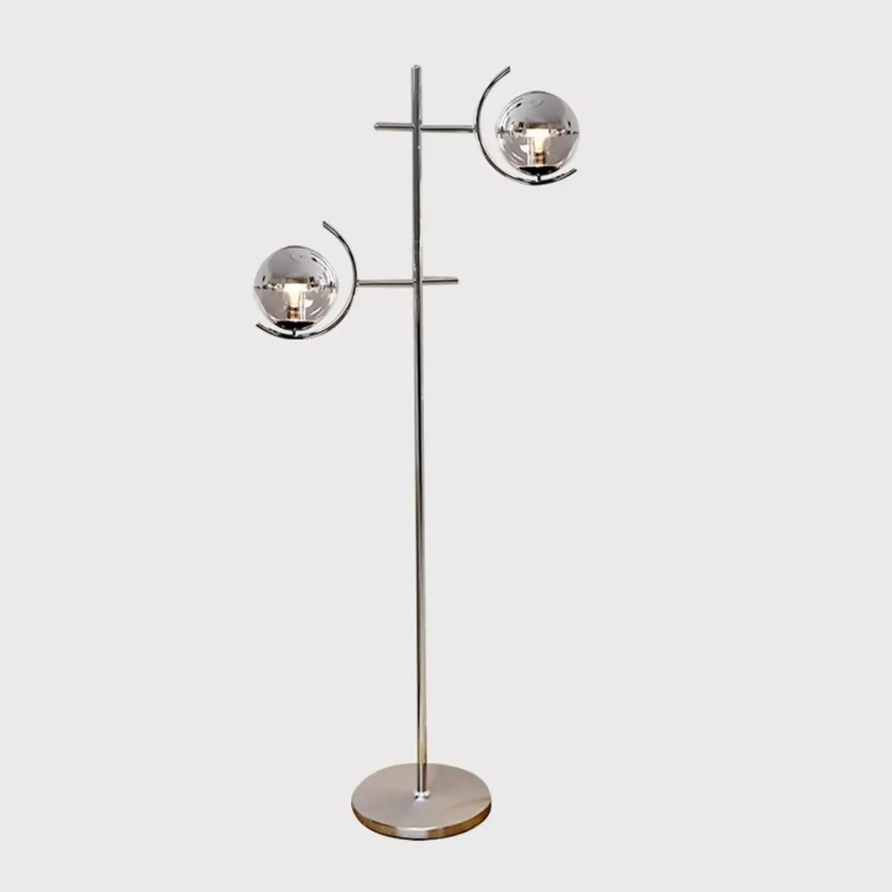 2-Light Modern Tree Floor Lamp with Shade for Living Room Image - 11 | homeyfad