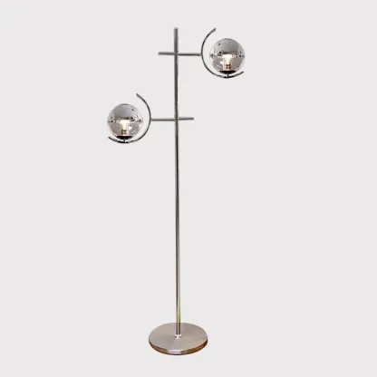2-Light Modern Tree Floor Lamp with Shade for Living Room Image - 11