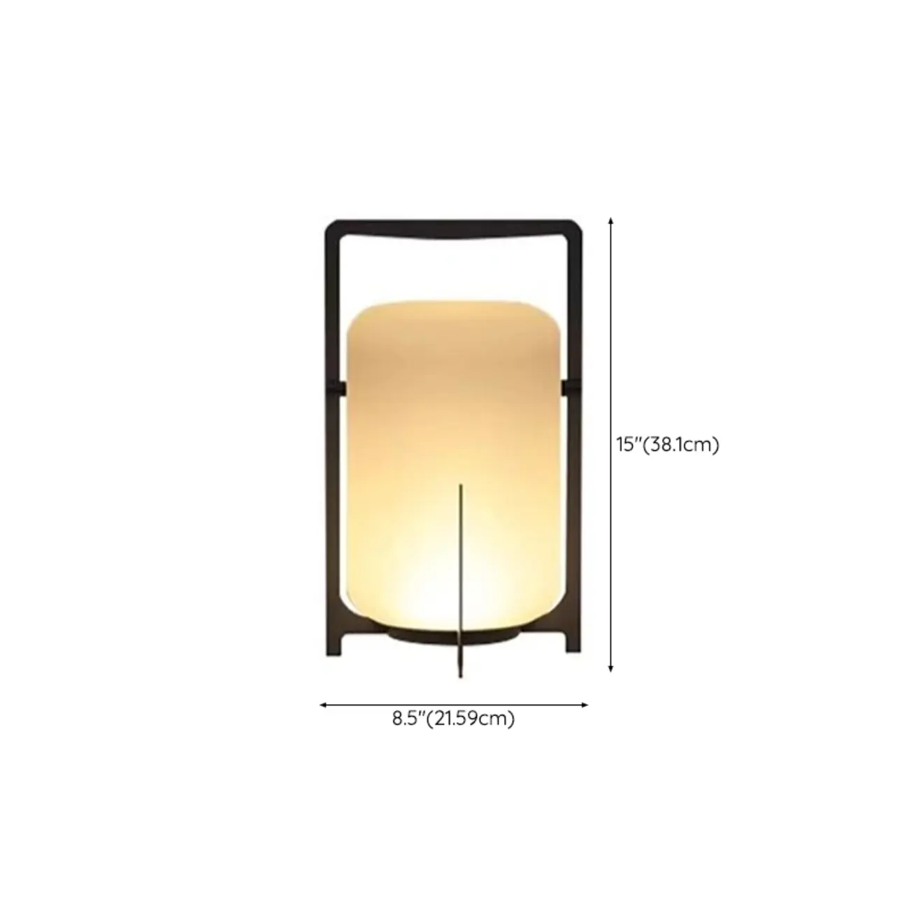 Rechargeable 11"/8.5"/7.5" Outdoor Solar Table Lamp with White Glass Shade Adapted for LED Bulbs, Light Included Image - 15 | homeyfad