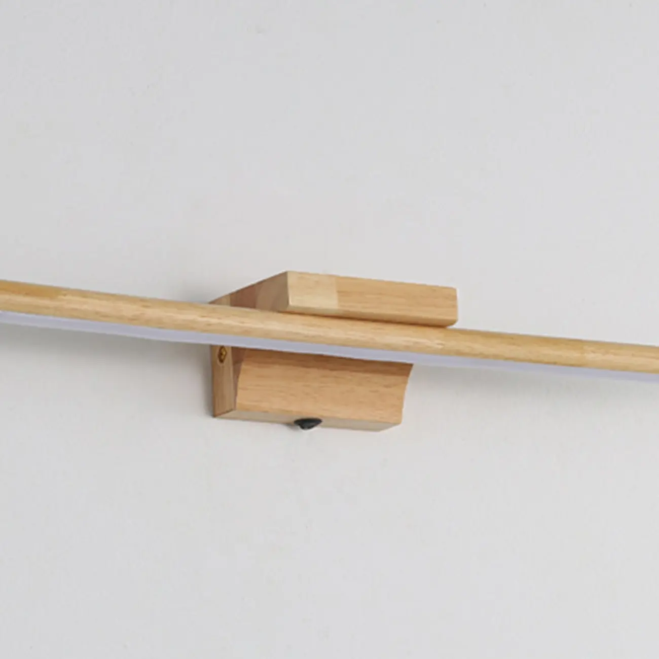 Modern Wood LED Vanity Light bar for Bathroom Mirror Front Image - 6 | homeyfad