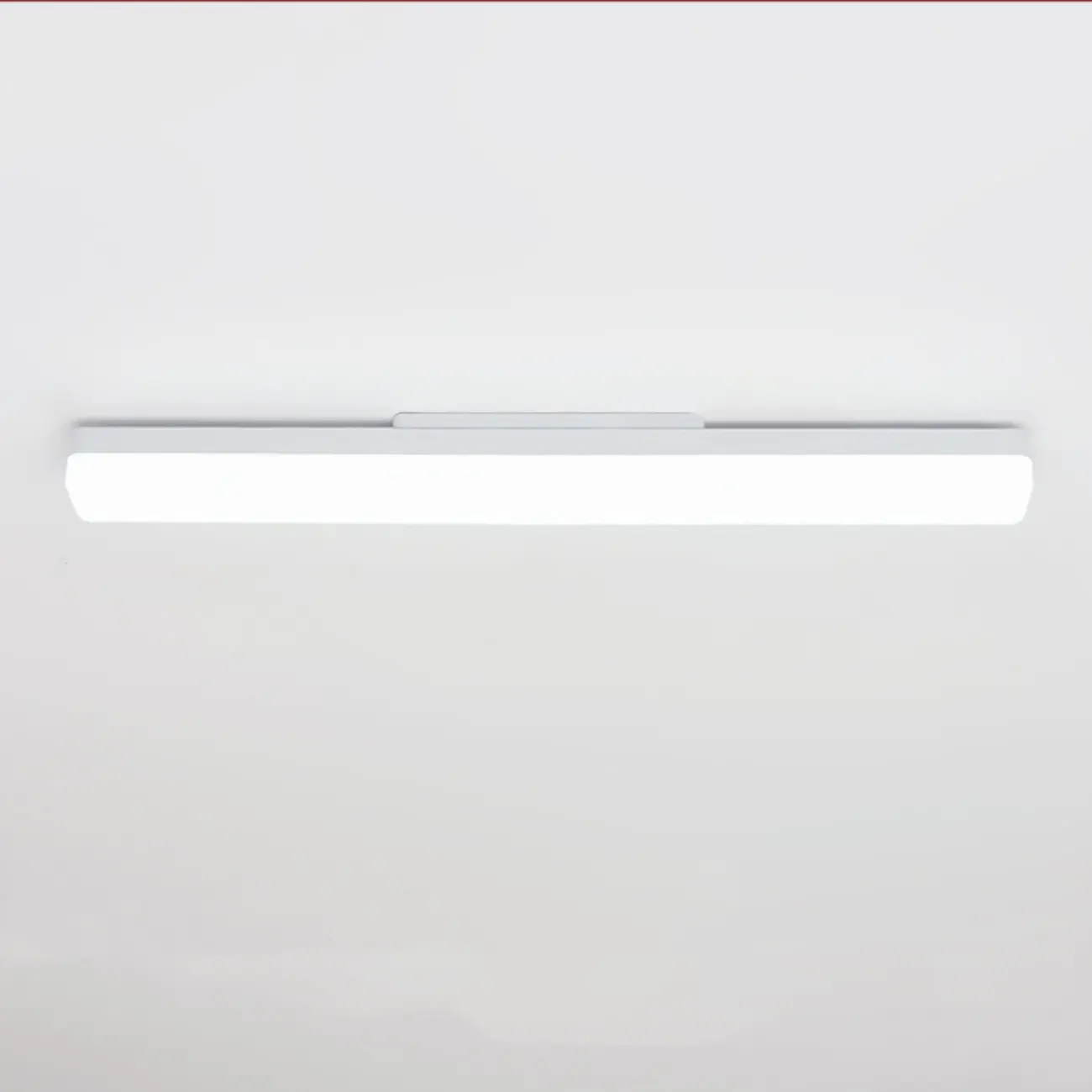 Rectangle Modern Vanity Light with White Shade for Bathroom Image - 6 | homeyfad