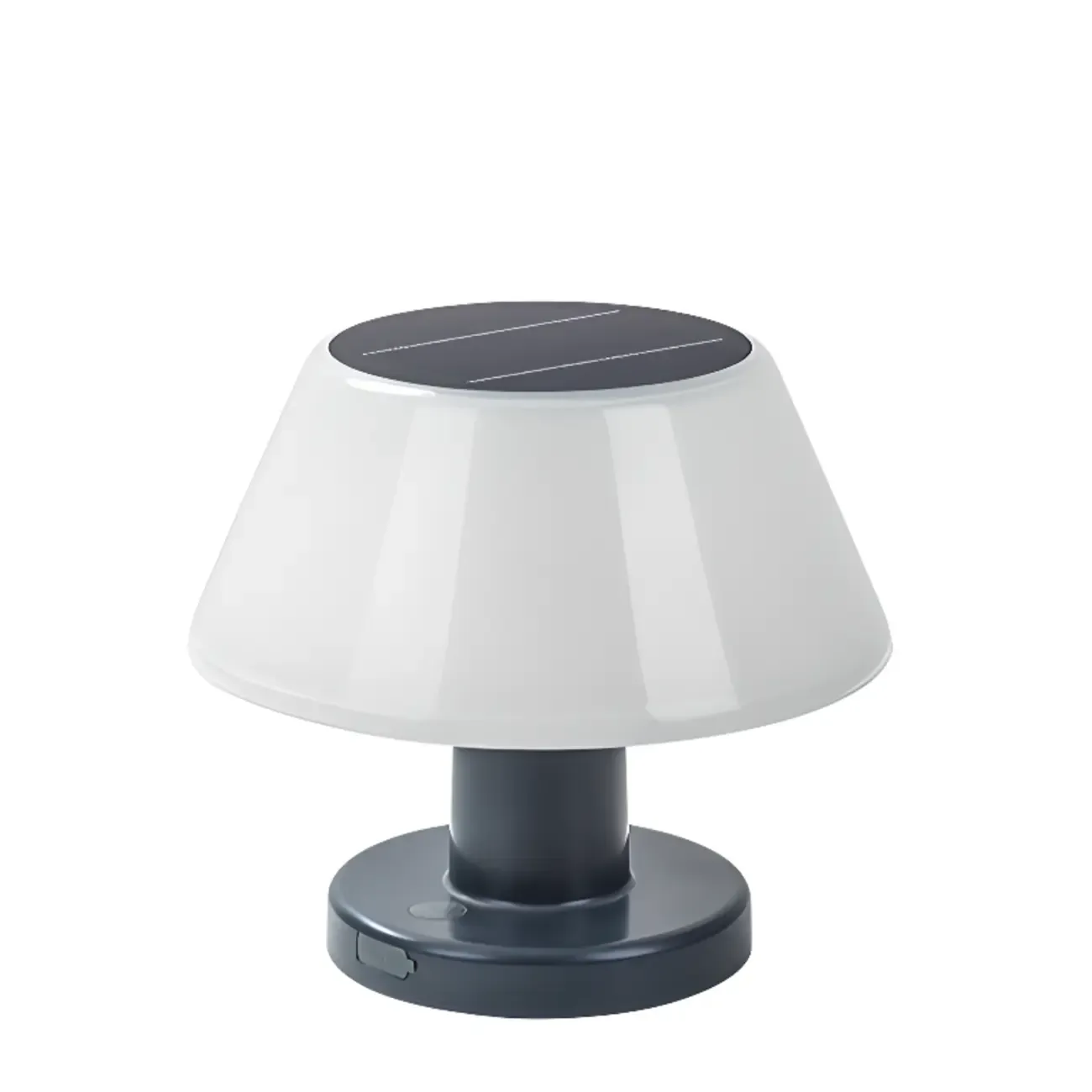 Minimalistic Innovative White Waterproof Table Lamp Image - 2
