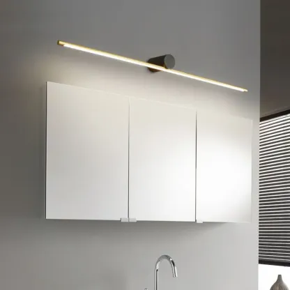 Modern Linear LED Bath Vanity Light with Dimmable Design Image - 4
