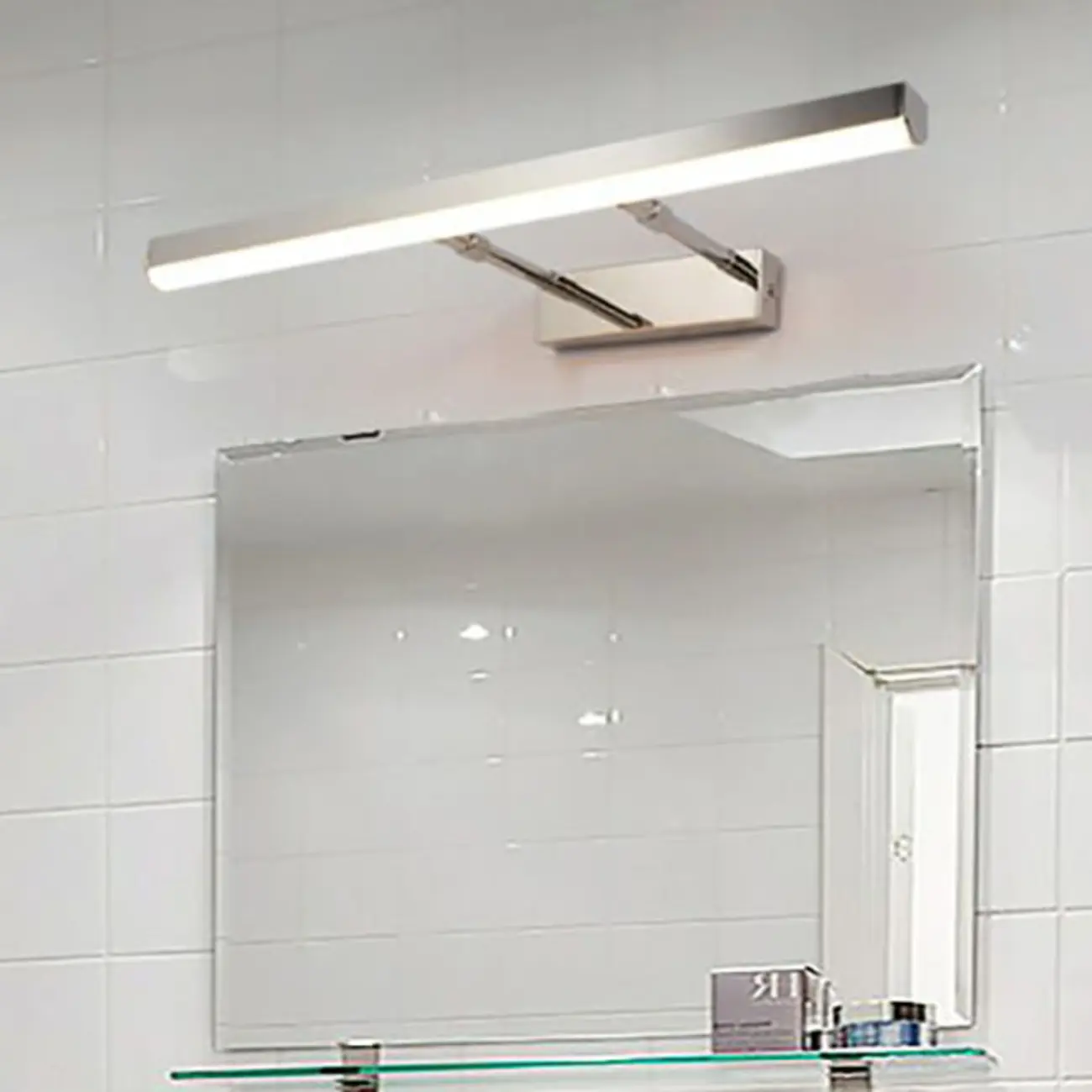 Modern Black LED Bathroom Vanity Light  with Integrated LED Image - 3 | homeyfad