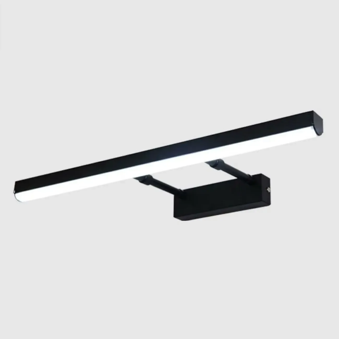Modern Black LED Bathroom Vanity Light  with Integrated LED Image - 6