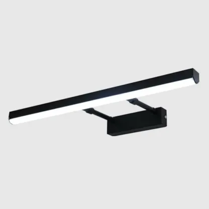 Modern Black LED Bathroom Vanity Light  with Integrated LED Image - 6