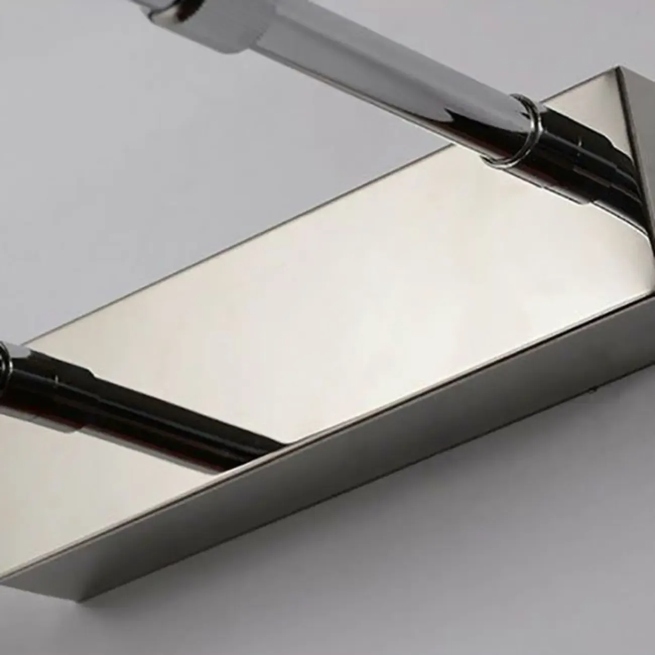 Modern Black LED Bathroom Vanity Light  with Integrated LED Image - 10