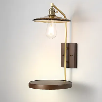 Retro Golden Skeleton Bedside LED Wall Light  Image - 10