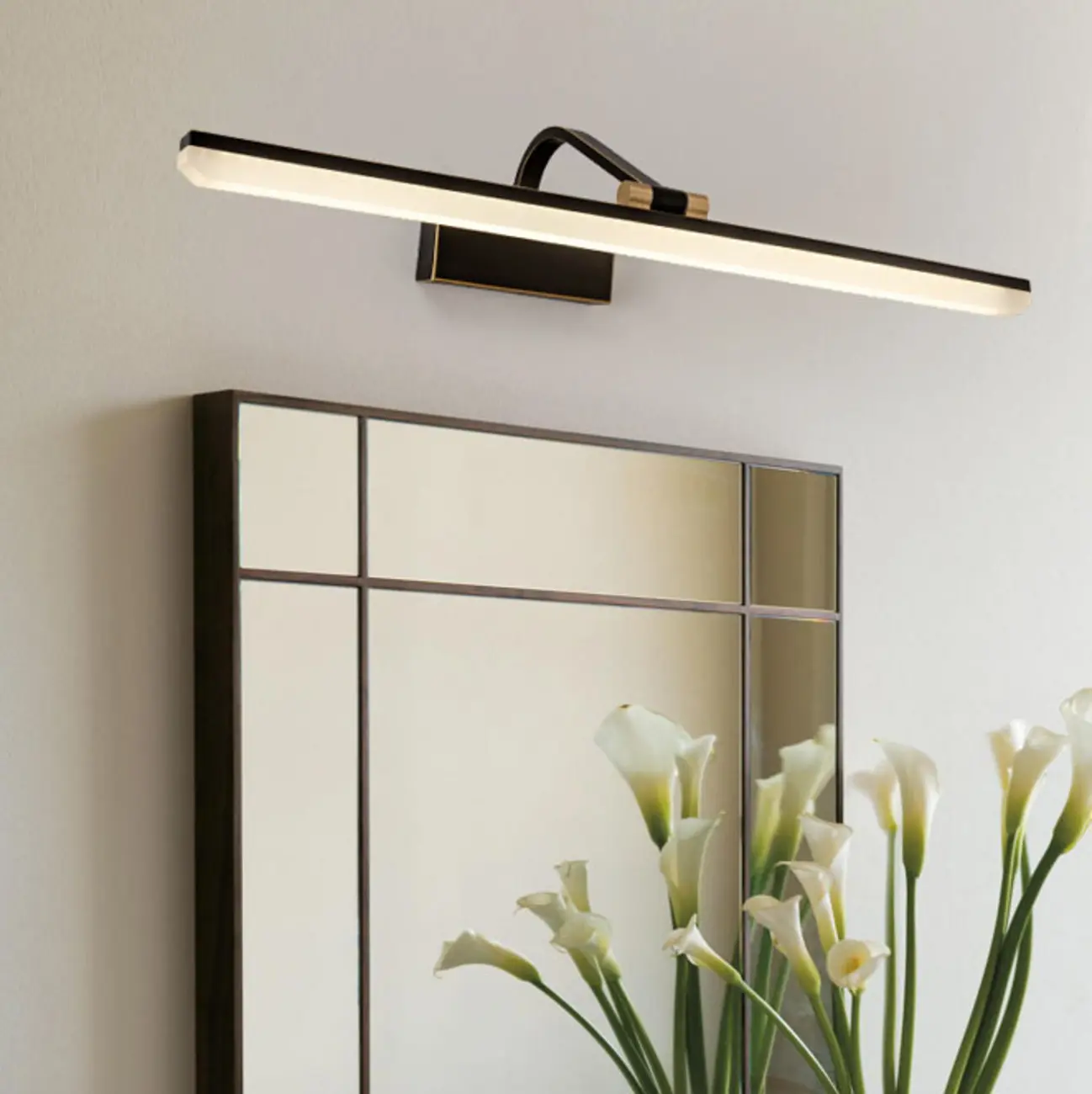 Modern LED Vanity Light Bar for Bathroom with Linear Design Image - 1 | homeyfad