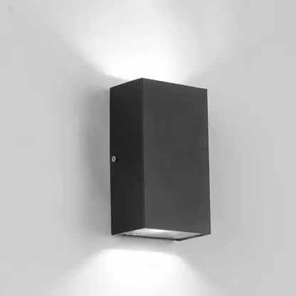 Modern Rectangular Indoor Dual Sides Light Wall Sconce  Image - 3