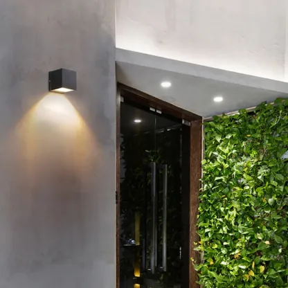 Modern Rectangular Indoor Dual Sides Light Wall Sconce  Image - 5