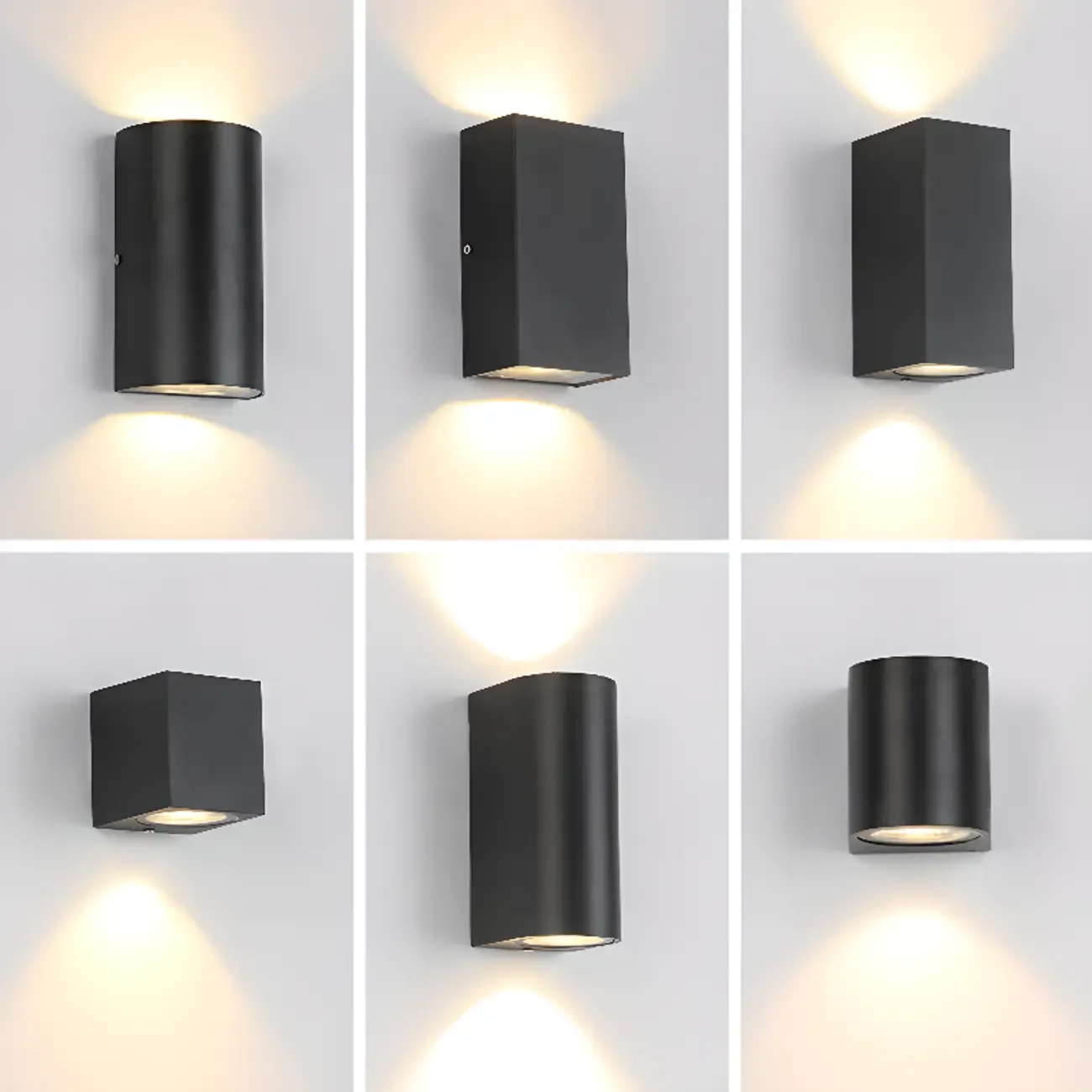 Modern Rectangular Indoor Dual Sides Light Wall Sconce Image - 8