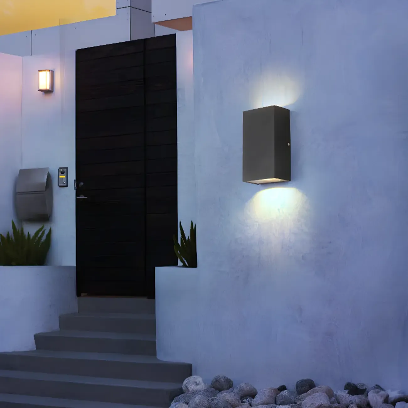 Modern Rectangular Indoor Dual Sides Light Wall Sconce  Image - 19