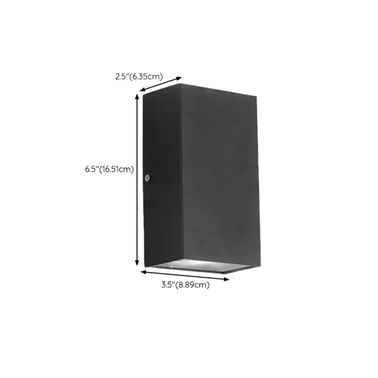 Modern Rectangular Indoor Dual Sides Light Wall Sconce Image - 25