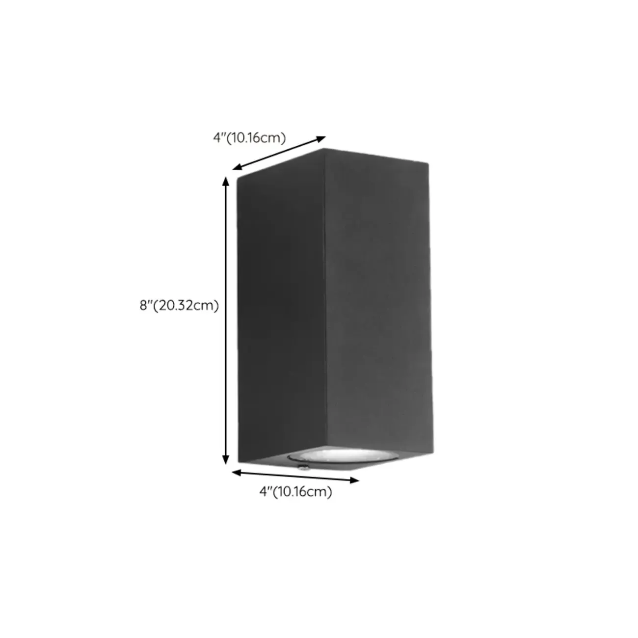 Modern Rectangular Indoor Dual Sides Light Wall Sconce Image - 26