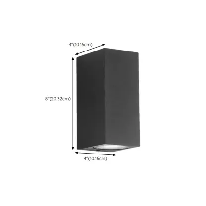 Modern Rectangular Indoor Dual Sides Light Wall Sconce  Image - 26