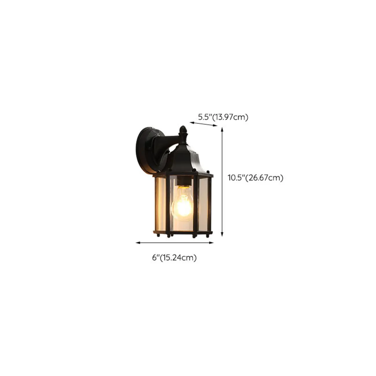 Industrial Cage Outdoor Black Wall Sconce Light  Image - 16 | homeyfad