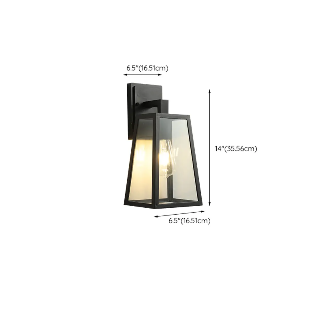 Industrial Cage Outdoor Black Wall Sconce Light  Image - 19 | homeyfad