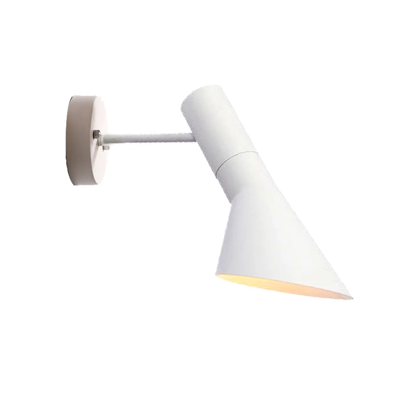 Minimalistic Black Cone Metal Wall Light  Image - 7 | homeyfad