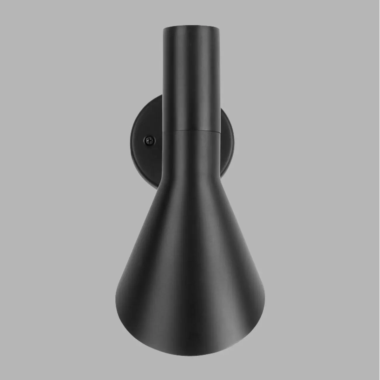 Minimalistic Black Cone Metal Wall Light  Image - 10 | homeyfad