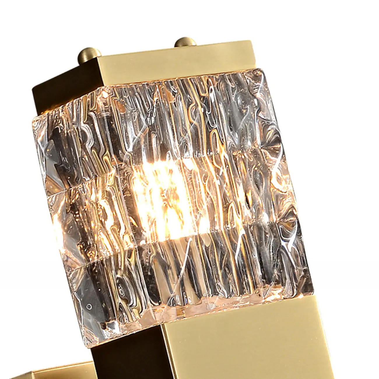 Modern Crystal Wall Light with Brass for Indoor Decor Image - 10 | homeyfad