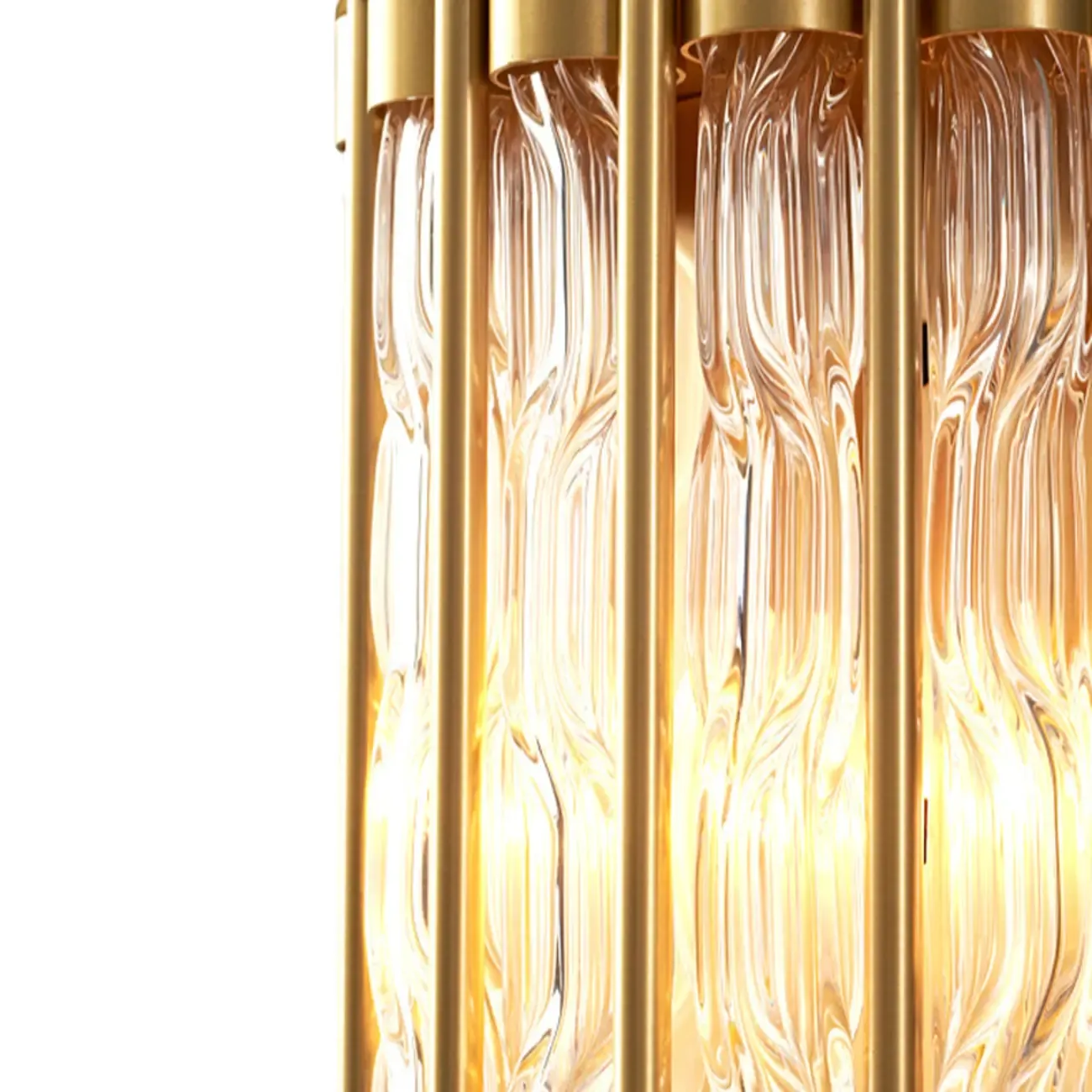 Modern Crystal Wall Light with Brass for Indoor Decor Image - 11